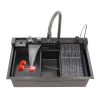 Thumbnail 142635 BACHA AM DESIGN 75X46 7546M SINKS101 BLACK CHEF    LH-Y7546M0